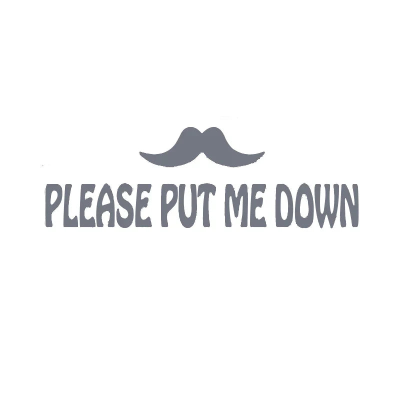 PUT ME DOWN Toilet Seat Reminder Sign | Funny Vinyl Bathroom Decal
