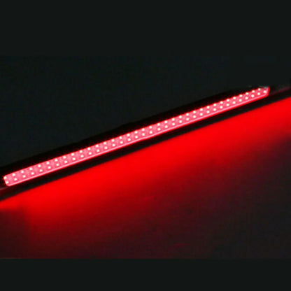 2Pcs 17cm COB Car Fog Light LED Strip Red | Waterproof 12V DRL Driving Lamp