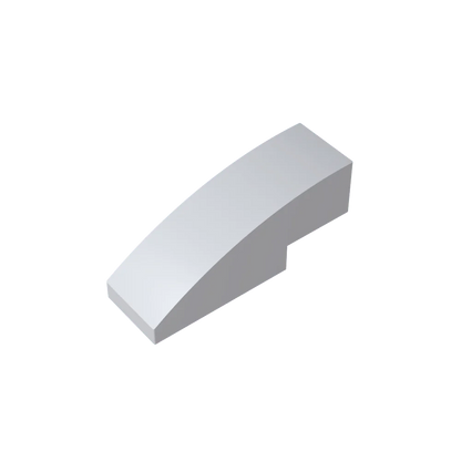 Gobricks GDS-657 Slope, Curved 3 x 1 | Compatible Building Block for Creative Construction