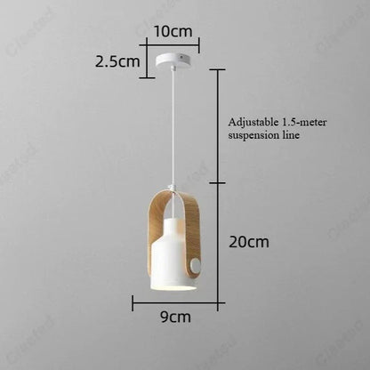 Lustre japonais LED moderne et minimaliste pour salon, salle à manger, bar, chambre à coucher, luminaires décoratifs