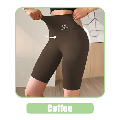 Pantalones Cortos Deportivos de Mujer M-XL Nuevos de Ciclismo Jogging Fitness Cintura Alta Push Up Pantalones Cortos de Gimnasio Mallas Ropa de Yoga