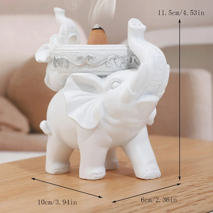 Figurine d'éléphant, plateau à bonbons amusant, vide-poche, table de décoration d'intérieur, figurine, articles divers, conteneurs, accessoires, boîte de rangement, bureau, b