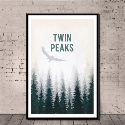 Série télévisée Twin Peaks Affiches d'anime de films classiques et impressions sur toile Peintures d'art murales pour la décoration intérieure du salon