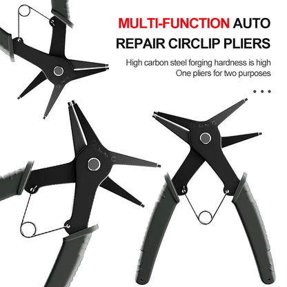 2 in 1 Snap Ring Pliers | Internal and External Retaining Ring Tool