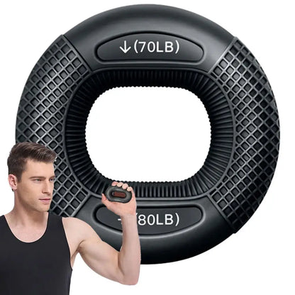 Silicone Finger Gripper Ring | Hand Muscle Strengthener for Grip Training and Wrist Recovery