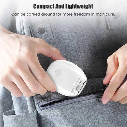 Electric Nail Clipper with LED Light | 2-in-1 Automatic Trimmer and Grinder for Baby and Adult