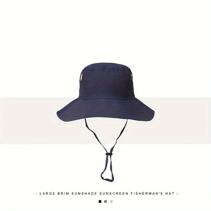 Solid Sun Protection Hat | Lightweight Outdoor Fisherman Cap