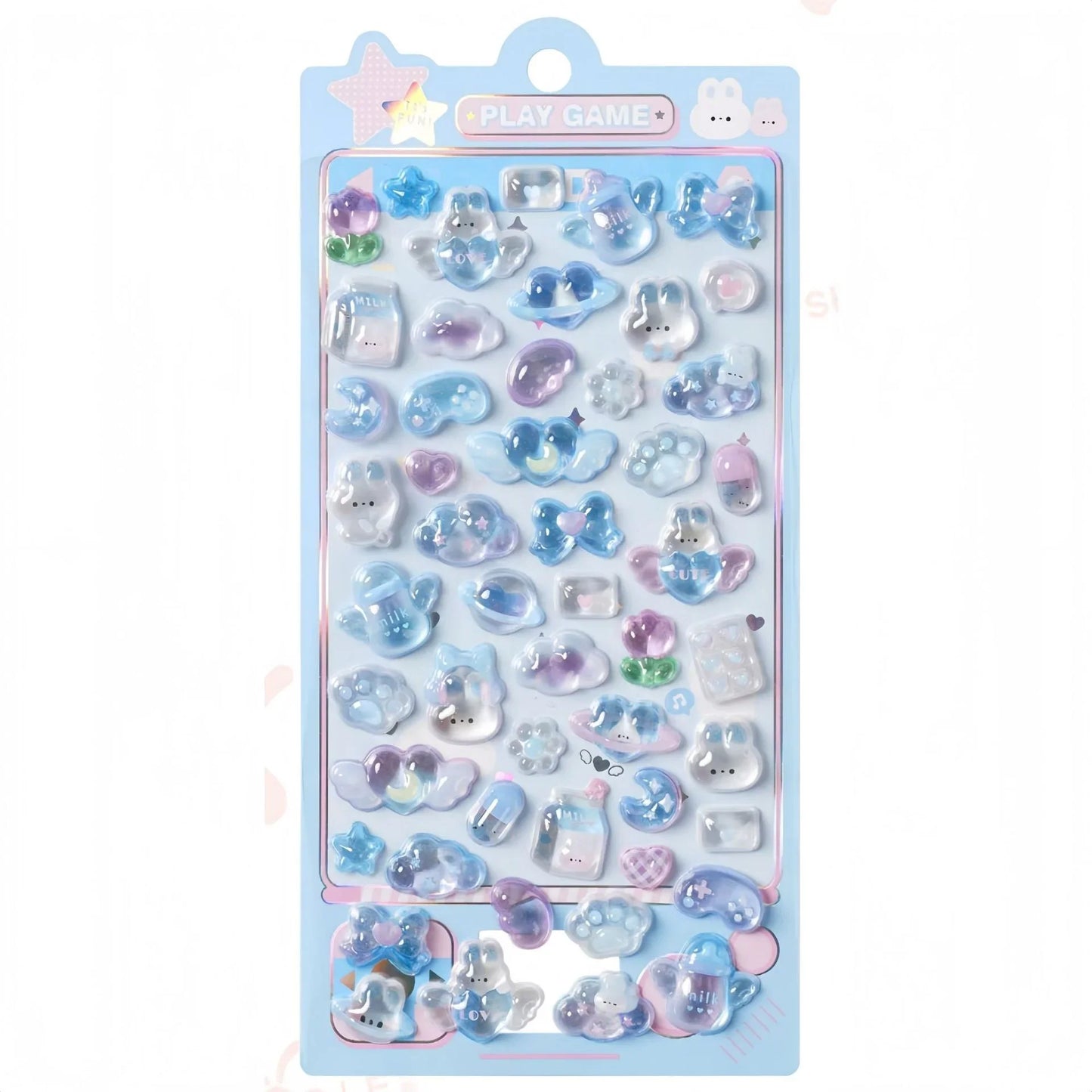 3D Food Stamping Seal Sticker | Japanese Anime Decorative Craft Stickers for Kids