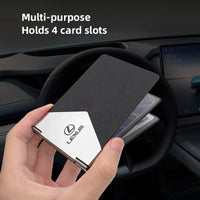 Thin Aluminum Credit Card Holder for Lexus | Laser Engraved ID Case