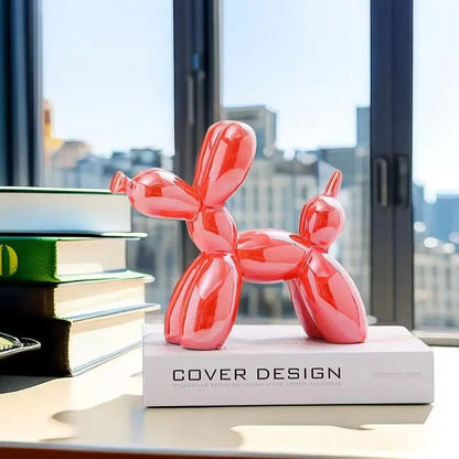 ceramics Balloon Dog Sculpture Home Decor room Decoration Accessories Office Nordic Animal Decorative Sculptures and Figurines