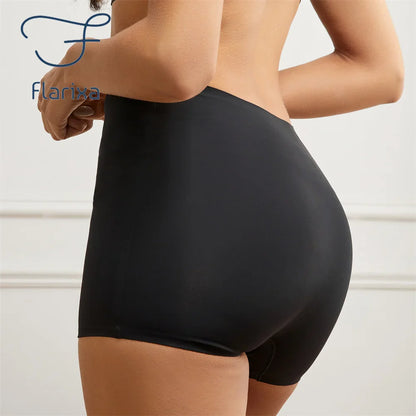 Flarixa Seamless Women Boxer Briefs | Anti Chafing Boyshorts with High Waist