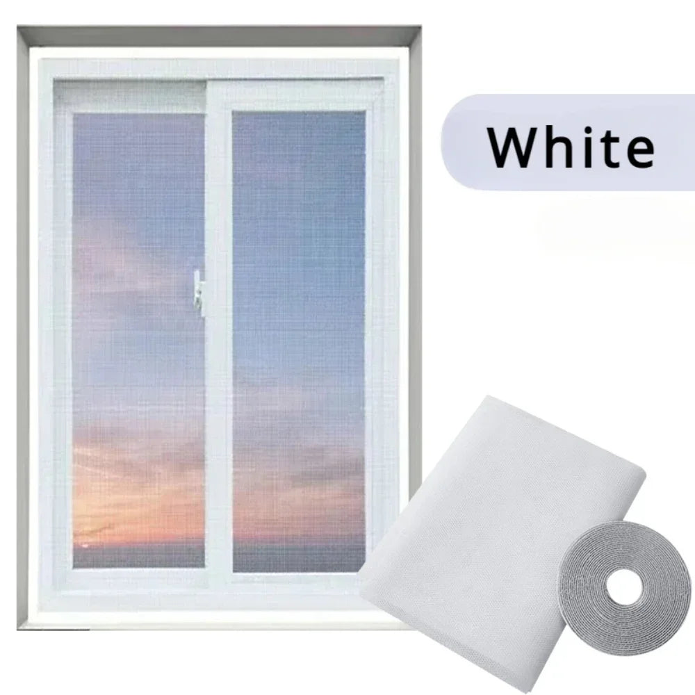 Self-Adhesive Mosquito Net for Windows | DIY Fly Screen Curtain