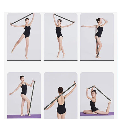 4*90cm Yoga Elastic Stretch Belt | Fitness Resistance Band for Pilates, Dance & Strength Training