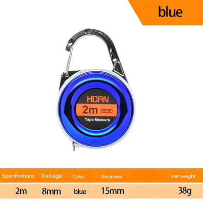 Mini Keychain Tape Measure | Portable 2m Steel Tape Ruler