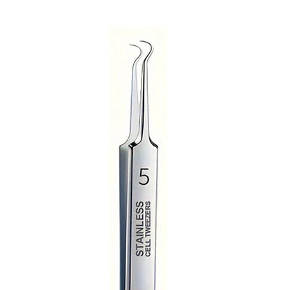 1/3pcs Extra Fine No. 5 Cellular Acne Blackhead Tweezers | Facial Beauty Tool for Skin Care