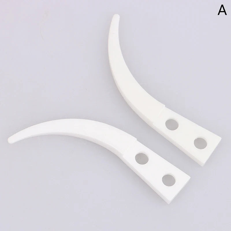 Anti-static Ceramic Tweezers Set | 2pcs Straight and Curved Tip for Electronics Repair