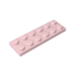 Plate 2 x 6 Building Block | Compatible Building Brick for DIY Creations