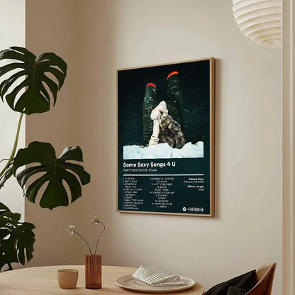 Singer Drake Some Sexy Songs 4 U Hot Album Poster HD Art Sticky Wall Waterproof Home Living Room Bar Decoration