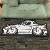 Alfombra de coche con forma japonesa de moda VIKAMA, alfombra para dormitorio, sala de estar, cojín decorativo junto a la cama para habitación de niños