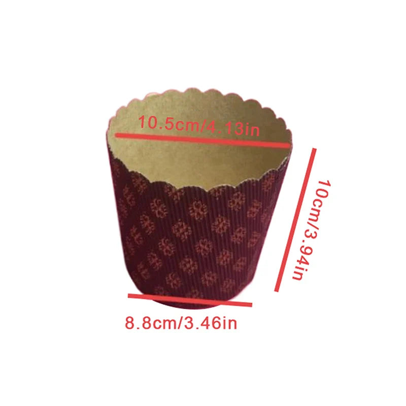 5pcs Paper Tray Dove Mold for Baking | Christmas Pastry Cake Packaging