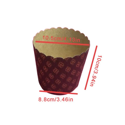 5pcs Paper Tray Dove Mold for Baking | Christmas Pastry Cake Packaging