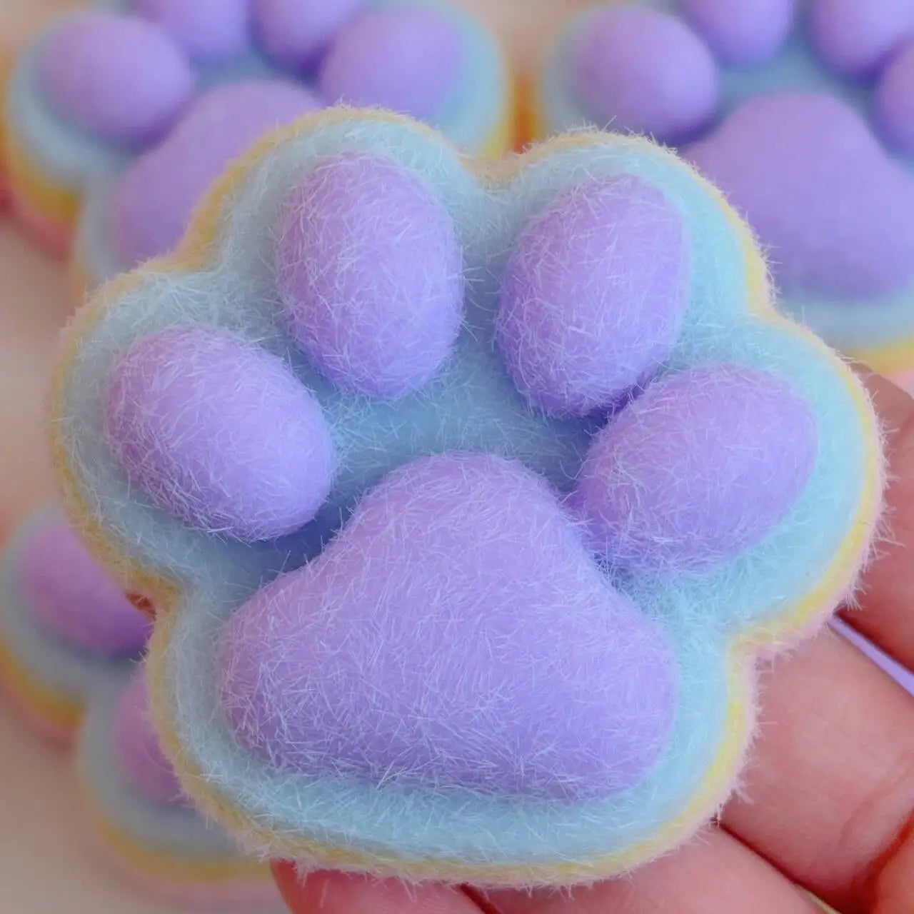Squishy Cat Paw Stress Toy | Soft Jelly Fidget Toy for Anxiety Relief