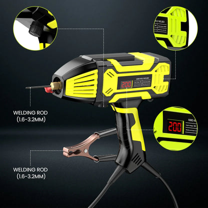 Portable 110V ARC Welder IGBT Inverter Handheld Stick Welding Machine 20-200Amp