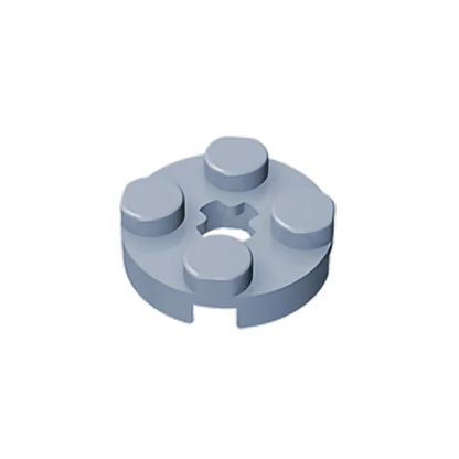 Gobricks GDS-609 PLATE 2X2 ROUND | Compatible Building Blocks for DIY Educational Models