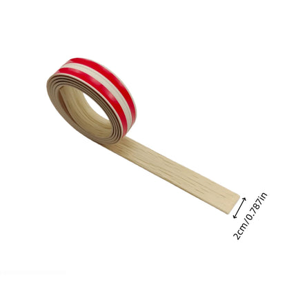 Self-Adhesive PVC Wood Grain Wall Edge and Corner Protector | Easy Cut Reusable Strip Molding