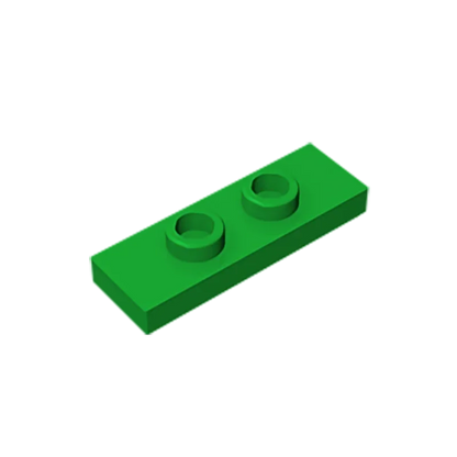 Gobricks GDS-1504 Plate, Modified 1 x 3 with 2 Studs (Double Jumper) | Compatible Building Block Piece