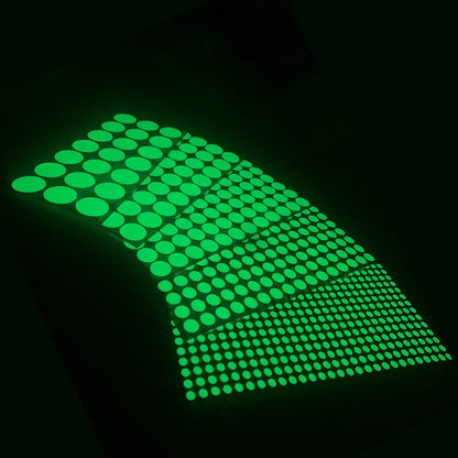 Glow in the Dark Wall Stickers | Luminous Dots Decals for Kids Room