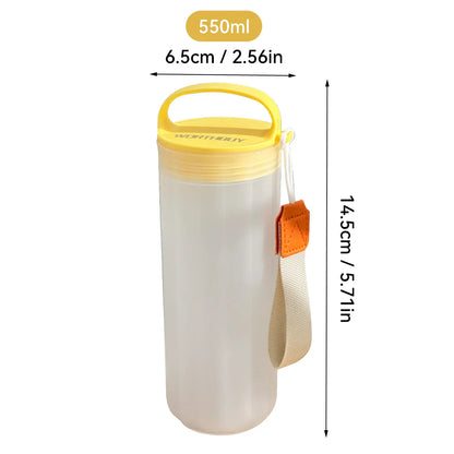 WORTHBUY Portable Plastic Water Bottle | Leak-proof Heat-resistant Tumbler for Travel and Sport