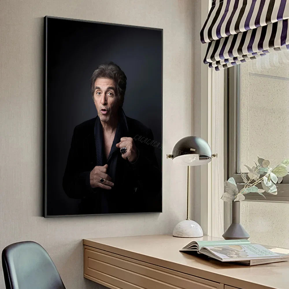 Al Pacino Affiches HD Affiches Maison Chambre Bar Café Décor Art Peinture Murale Photo