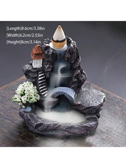 Resin Incense Burner with Smoke Reflux | Creative Home Aromatherapy Decor