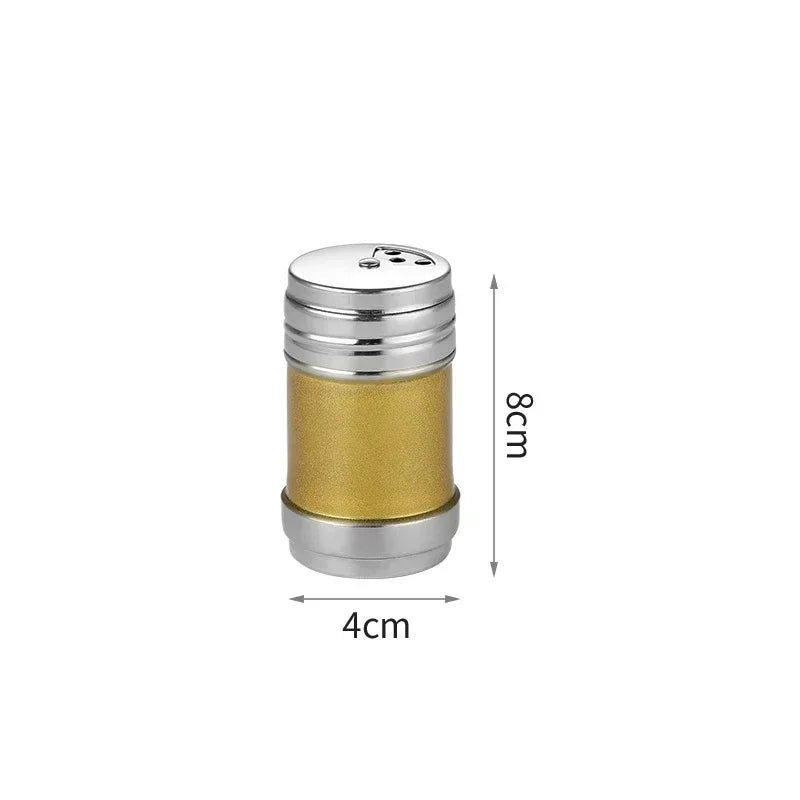 Pot à épices en acier inoxydable | Salière et poivrière rotatives pour barbecue et cuisine