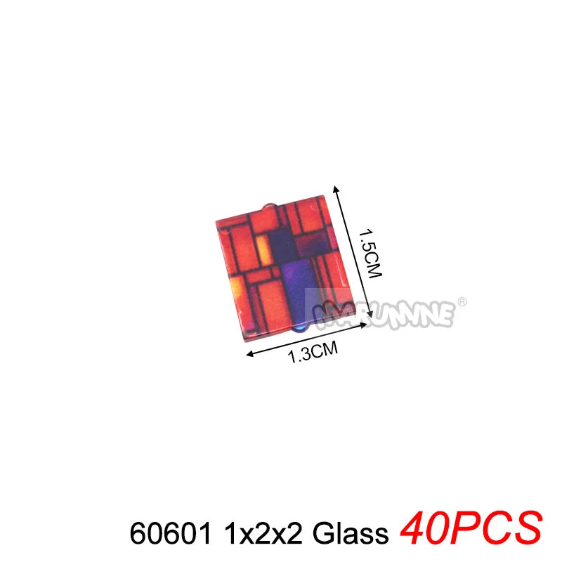 Marumine Window and Door Building Blocks | Compatible City House Parts Set