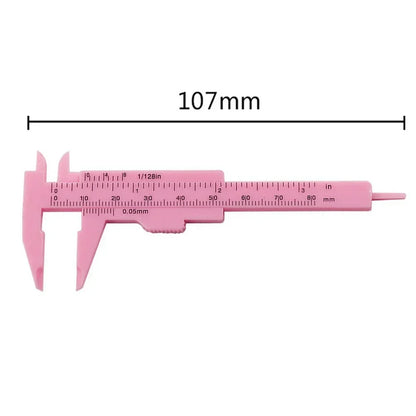 Student Plastic Vernier Caliper 0-80mm | Precision Measuring Tool for Students and DIY