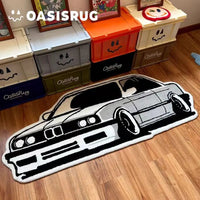 VIKAMA Fashion Car Carpet Bedroom Bedside Non-Slip Mat Living Room Sofa Coffee Table Mat Gaming Room Carpet Home Decoration