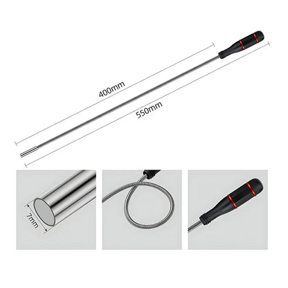 Telescopic Magnetic Pickup Tool | Extendable Magnet Rod for Dropped Screws and Bolts
