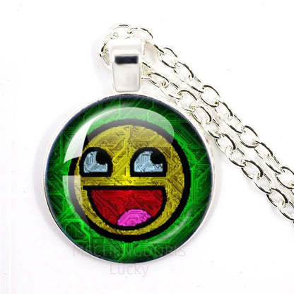 Funny Meme Cartoon Pendant Necklace | Unisex Fashion Jewelry Gift