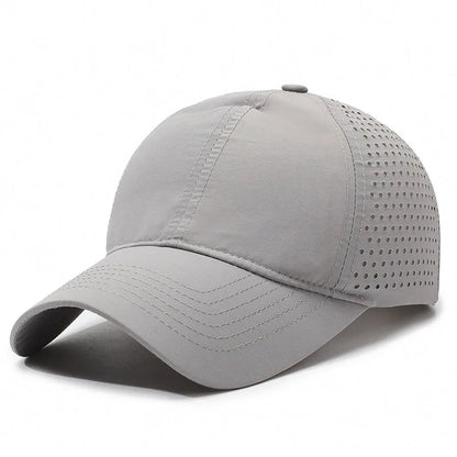 Summer Lightweight Breathable Baseball Cap | Quick-Dry Adjustable Unisex Hat for Hiking and Sun Protection