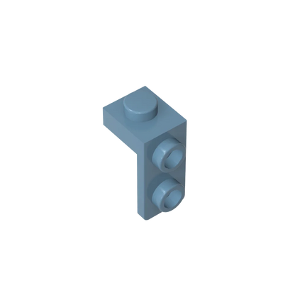 Gobricks Bracket 1 x 1 - 1 x 2 | Compatible Building Block