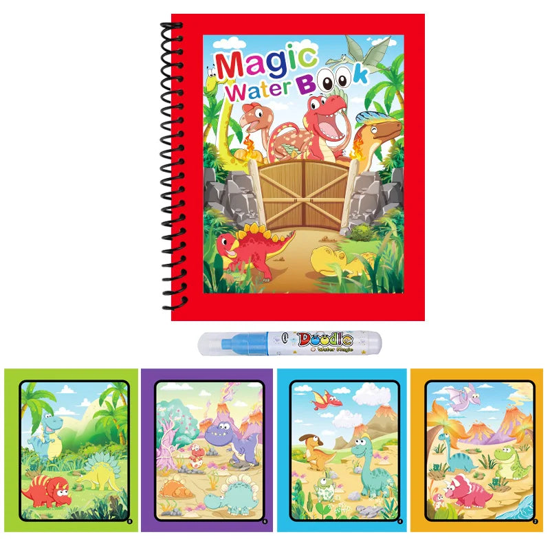 1pc Children's Reusable Water Drawing Book | Mess-Free Magic Coloring Pad