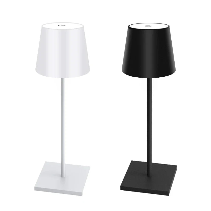 LED Table Lamp | 3 Level Dimmable Wireless Touch Desk Light USB Rechargeable Lamp