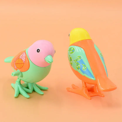 Wind-Up Jumping Magpie Toy | Clockwork Bird Puzzle Gift