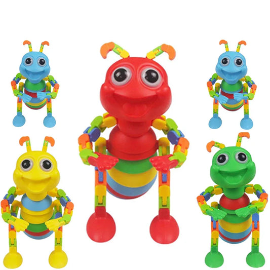 3D Sensory Stress Relief Slug Toy | Twistable Fidget Caterpillar for Anxiety