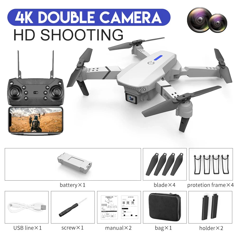 4K WiFi FPV Foldable Drone