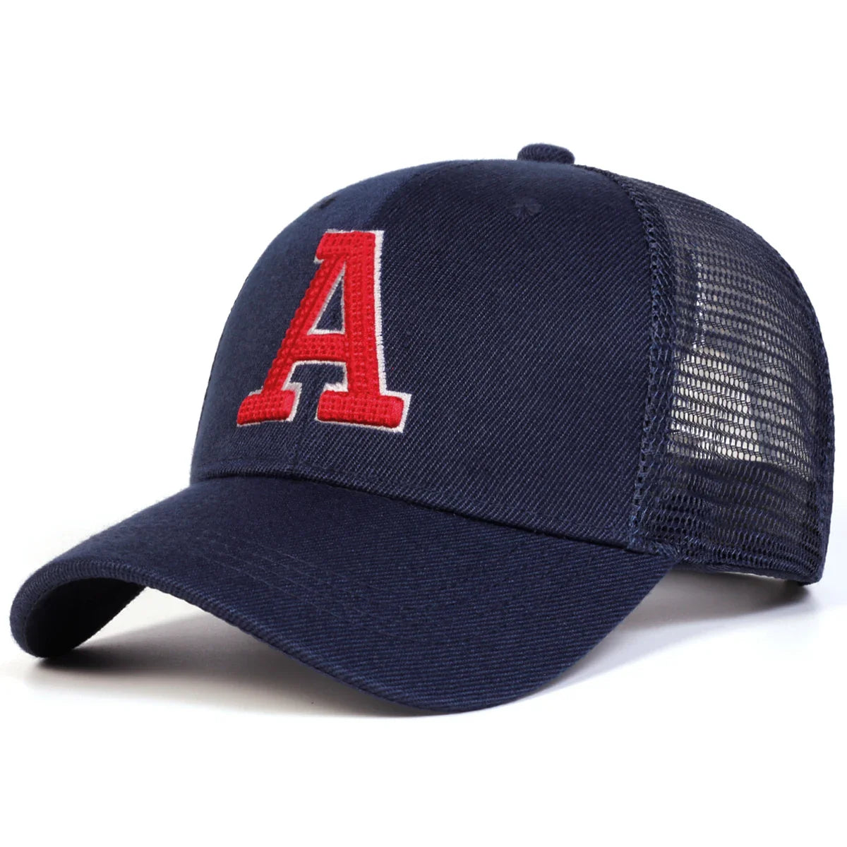 Unisex A Letter Embroidered Baseball Cap | Spring Summer Outdoor Adjustable Sun Hat