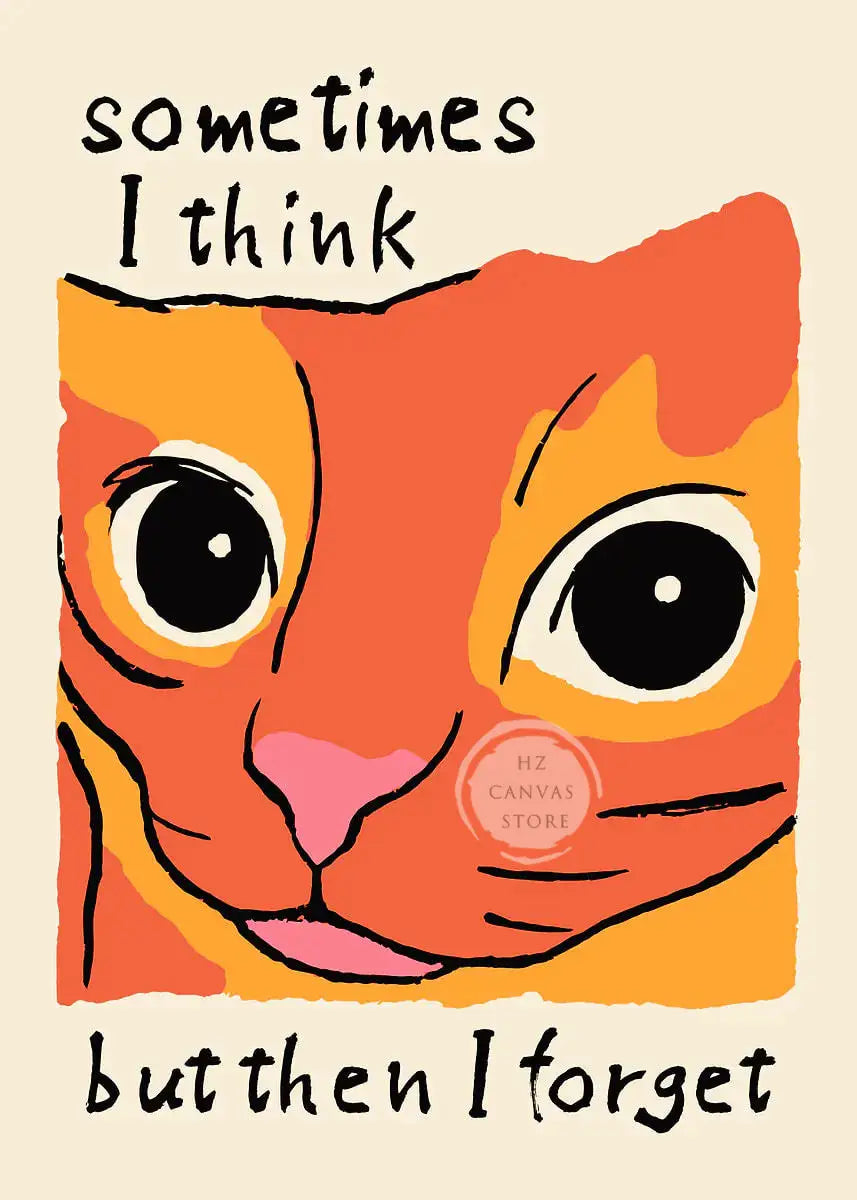 Affiches drôles de mèmes de chats, bande dessinée japonaise de chat, art de la culture des mèmes Internet, impression sur toile, décoration moderne de salon, chambre à coucher, cadeau