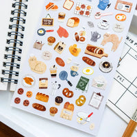 Coffee House Sticker Pack | 50pcs Korean Style Journal Decor